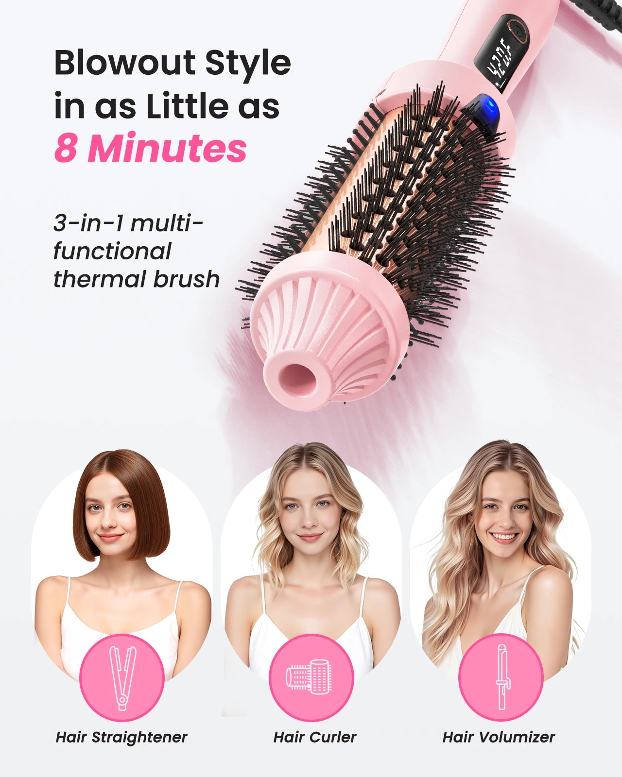Thermal Blowout Brush - Fast Salon-Style Volume at Home